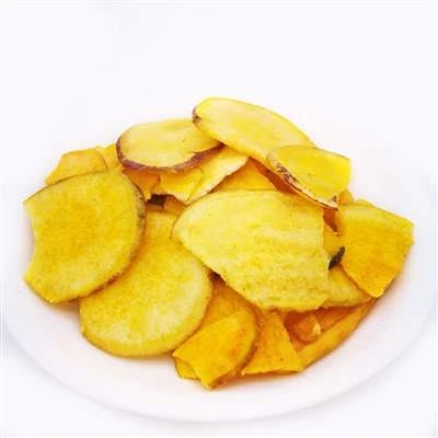 Het gezondheidsaspect van vacuüm - gefrituurde zoete aardappelen